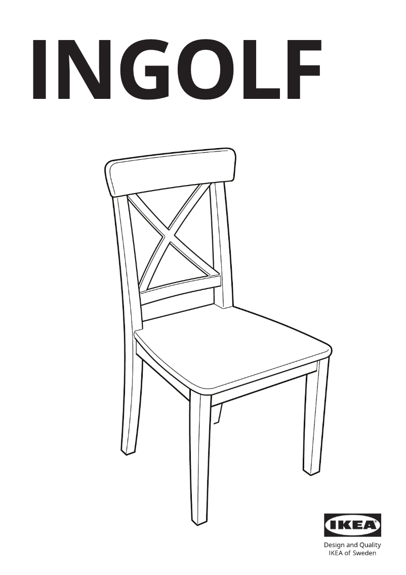 Page 1 de la notice Manuel utilisateur Ikea INGOLF 605.490.01