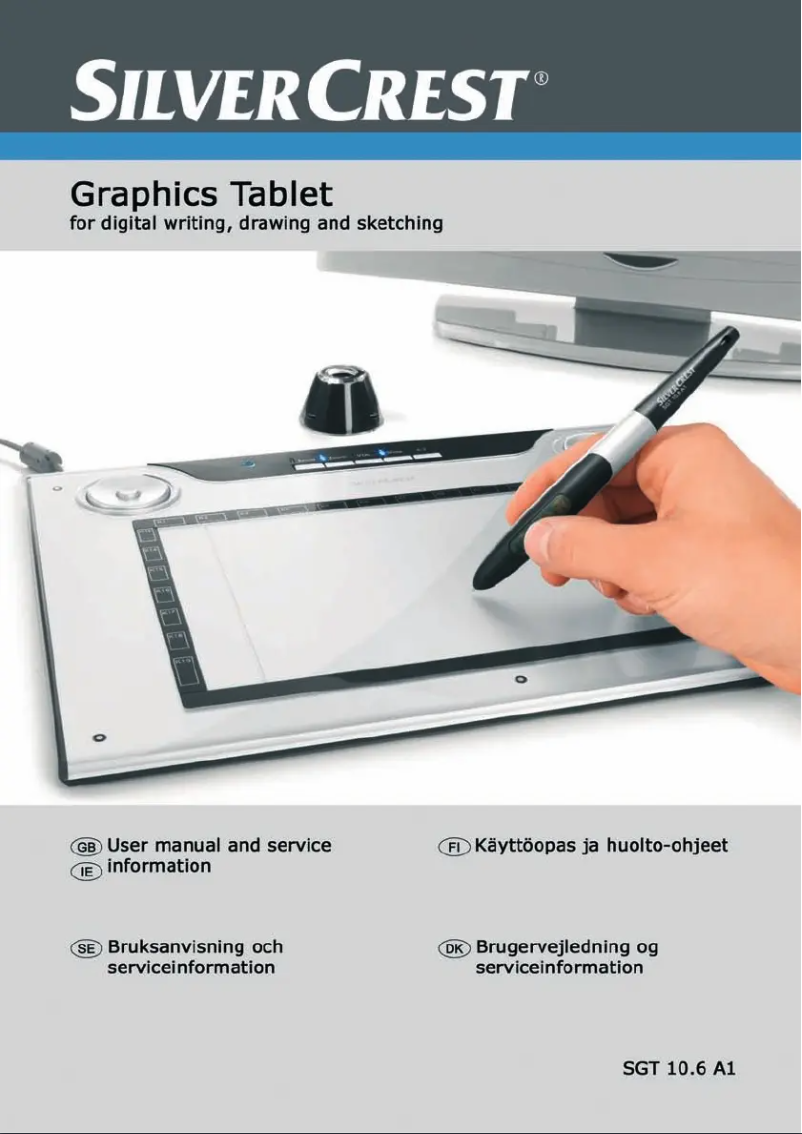 Page n°1 - Manuel utilisateur SilverCrest SGT10.6 A1