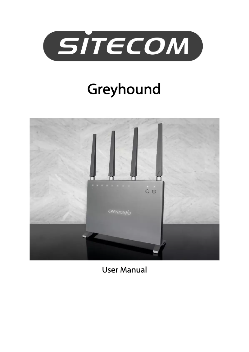 Page n°1 - Manuel utilisateur Sitecom GREYHOUND AC2600
