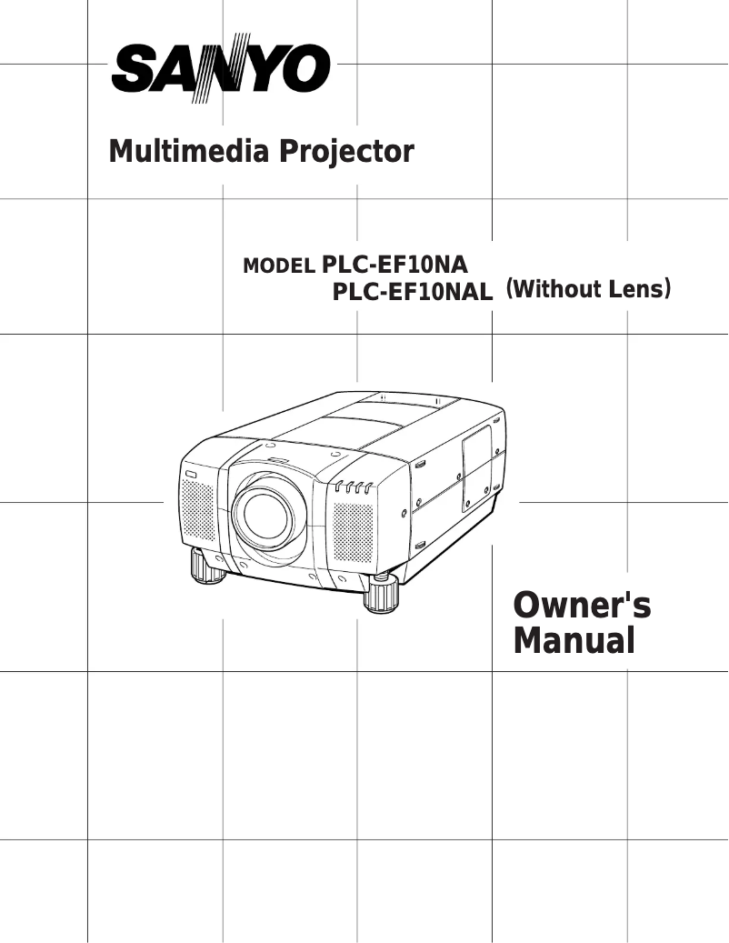 Página 1 del manual Manual de usuario Sanyo PLC-EF10NA