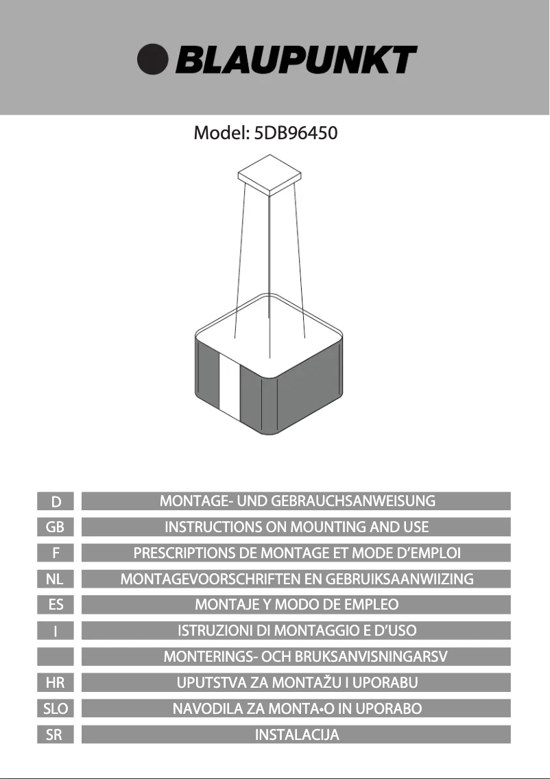 Image de la première page du manuel de l'appareil 5DB96450