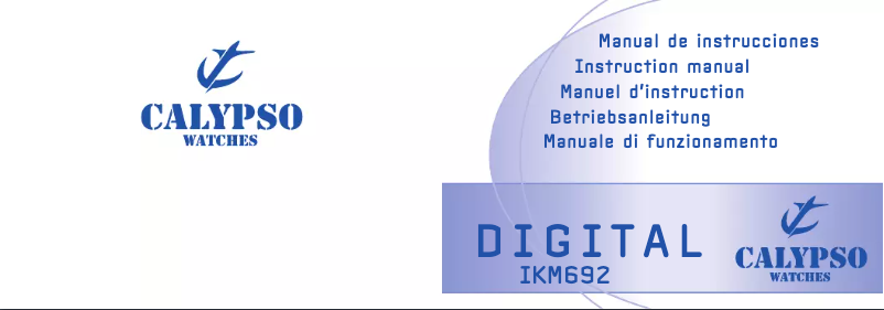 Page n°1 - Manuel utilisateur Calypso K5500
