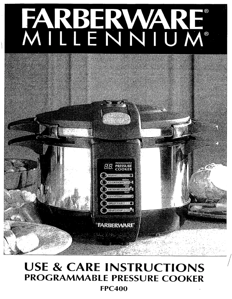 Página 1 del manual Manual de usuario Farberware FPC400