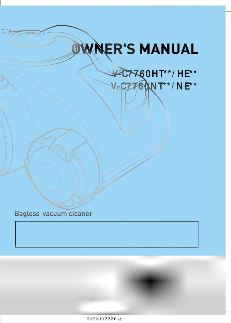 Page 1 de la notice Manuel utilisateur LG VTC7760HEQ