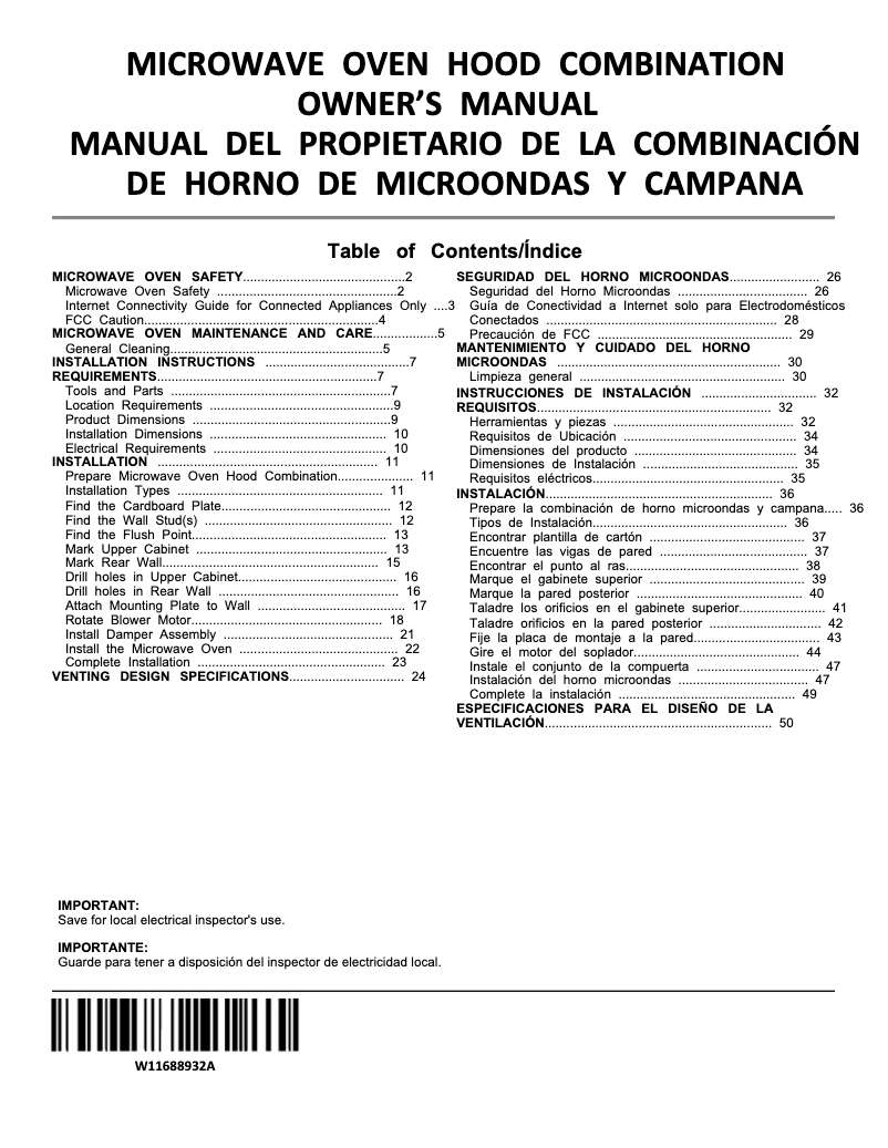 Image de la première page du manuel de l'appareil MMMF8030PZ