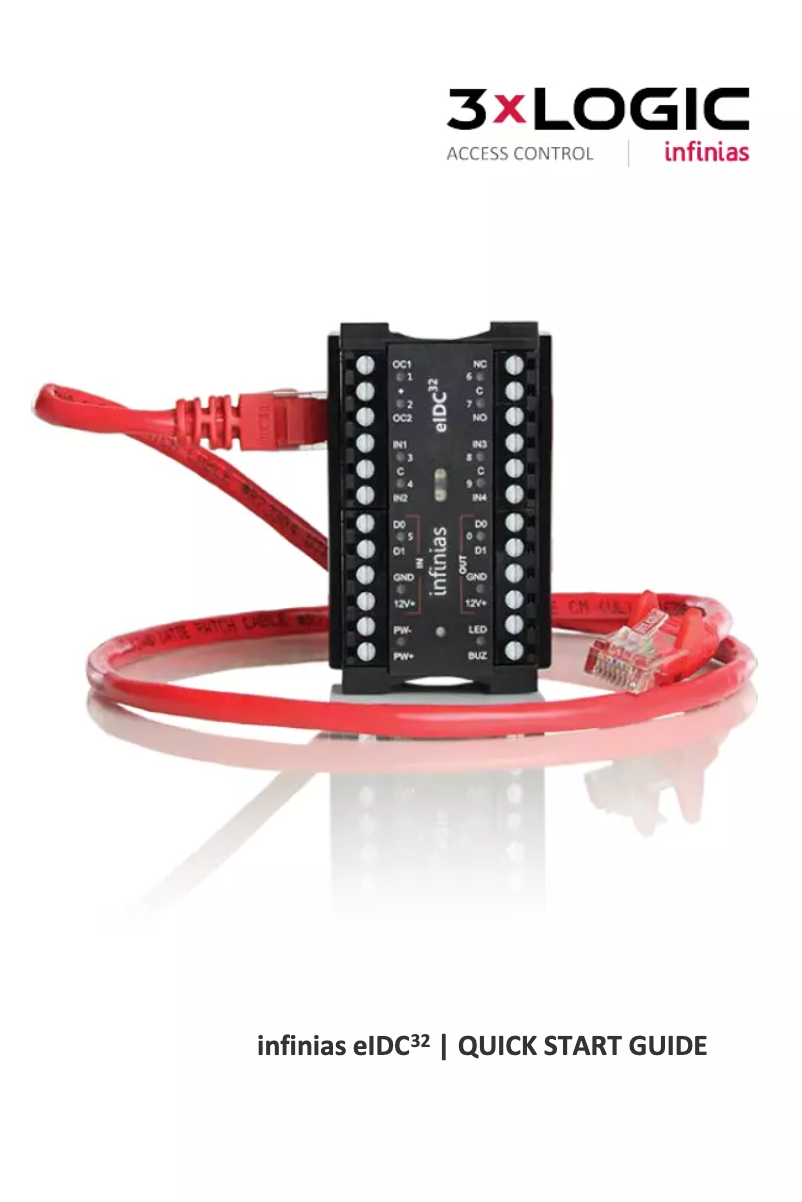 Page n°1 - Manuel utilisateur Infinias S-EIDC32