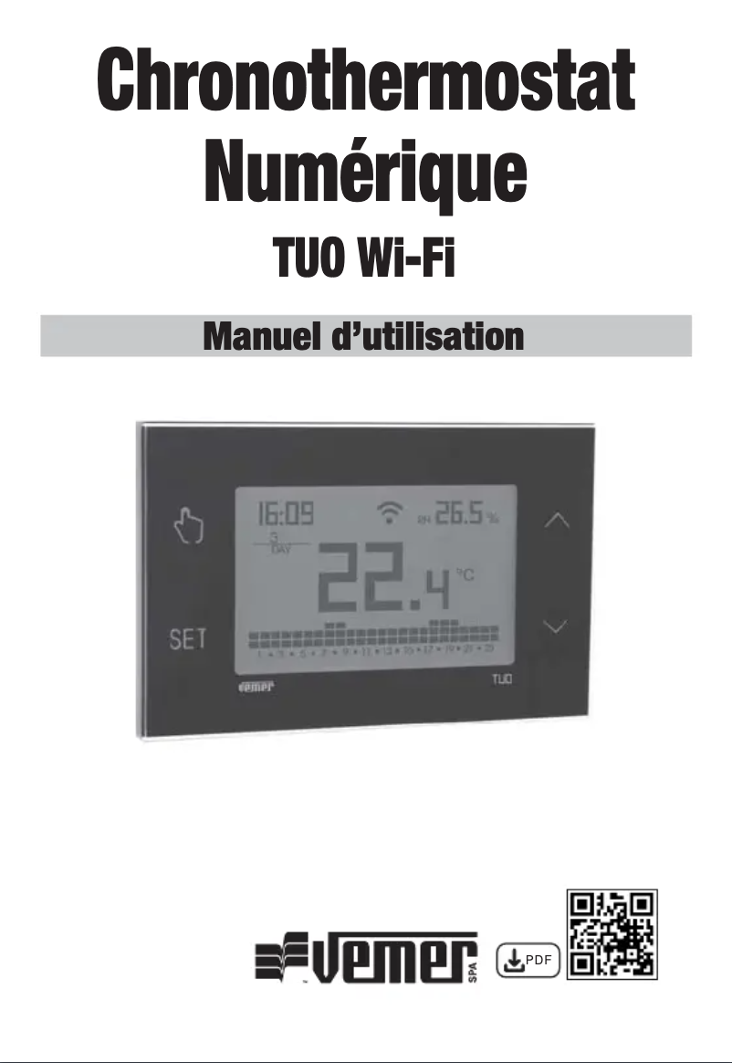 Page 1 de la notice Manuel utilisateur Vemer Tuo Wi-Fi
