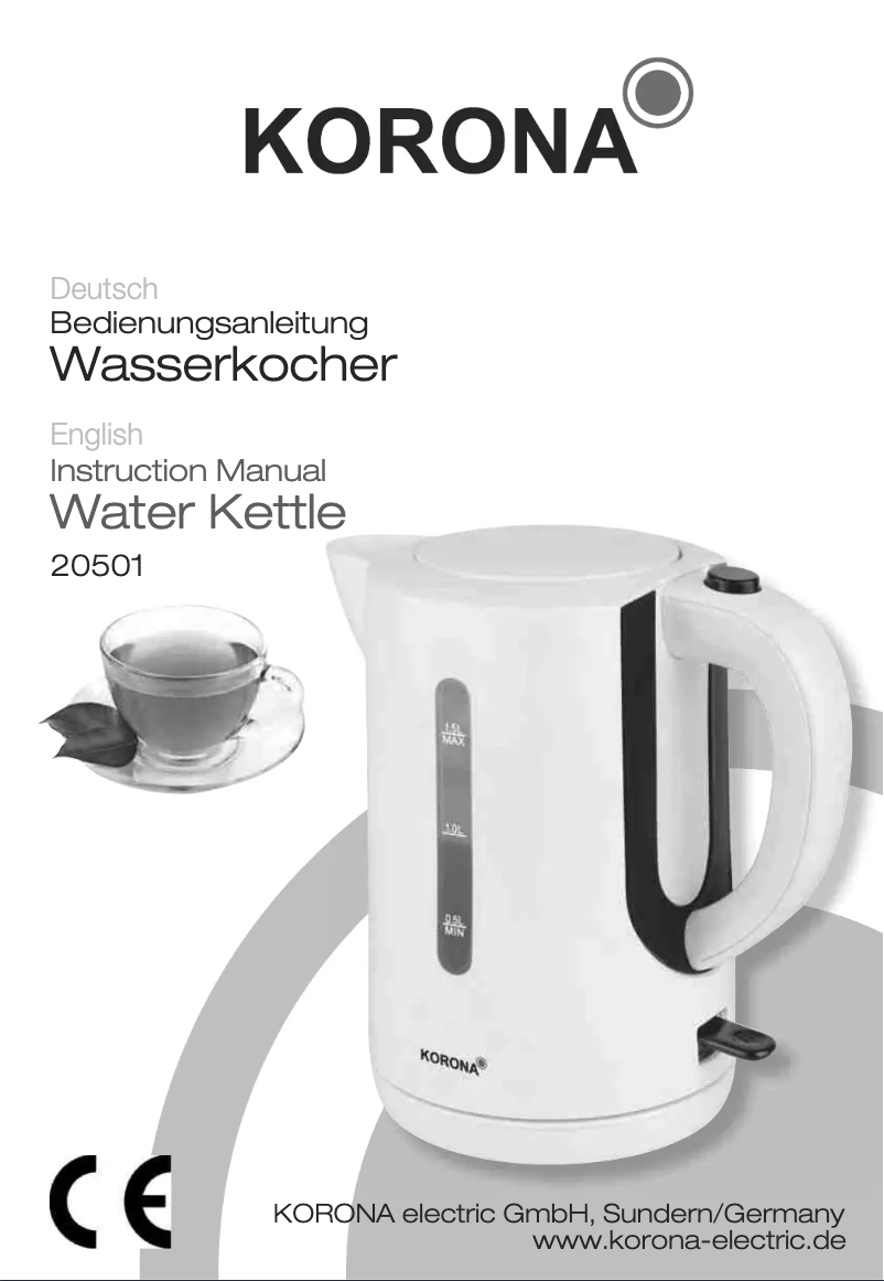 Image de la première page du manuel de l'appareil 20501