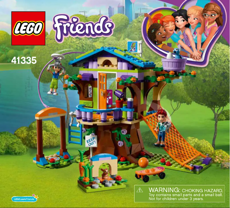 Page 1 de la notice Consignes visuelles Lego Friends 41335