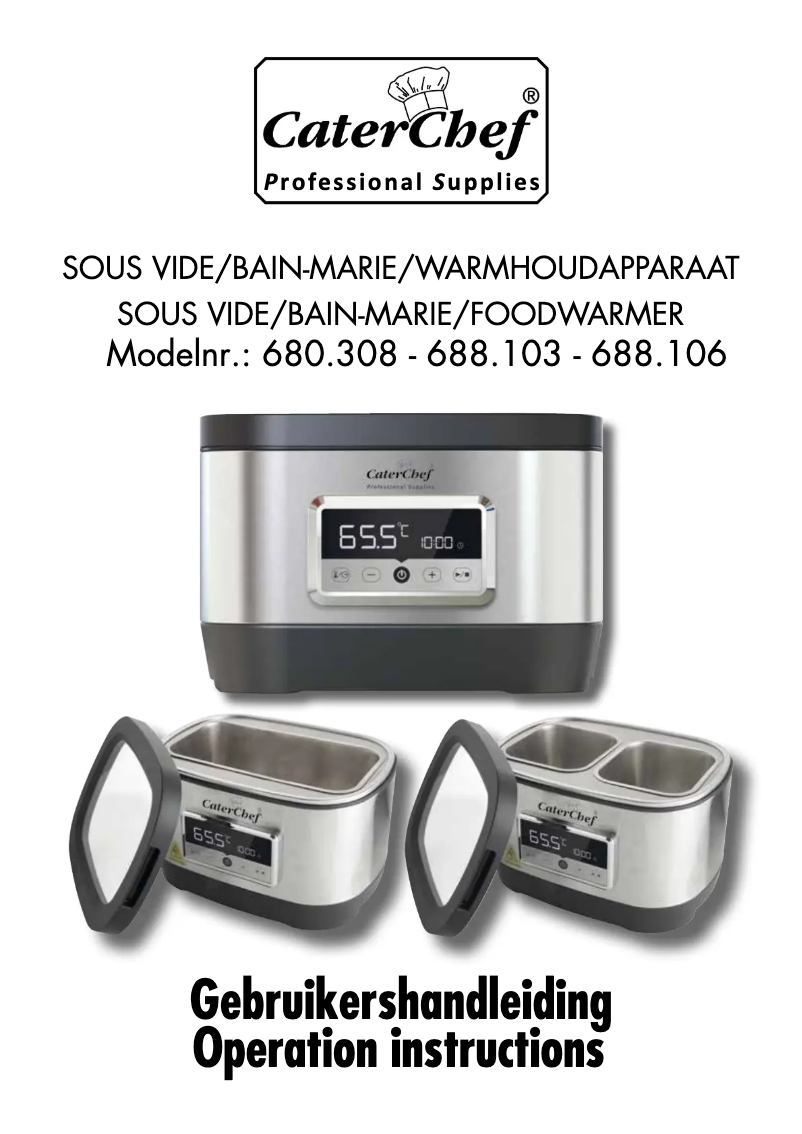 Image de la première page du manuel de l'appareil 688103