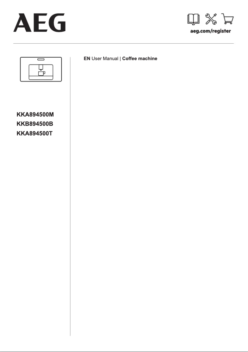 Imagen de la primera página del manual del dispositivo KKA894500M