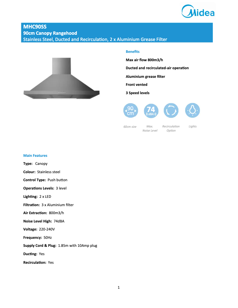 Image de la première page du manuel de l'appareil MHC90SS