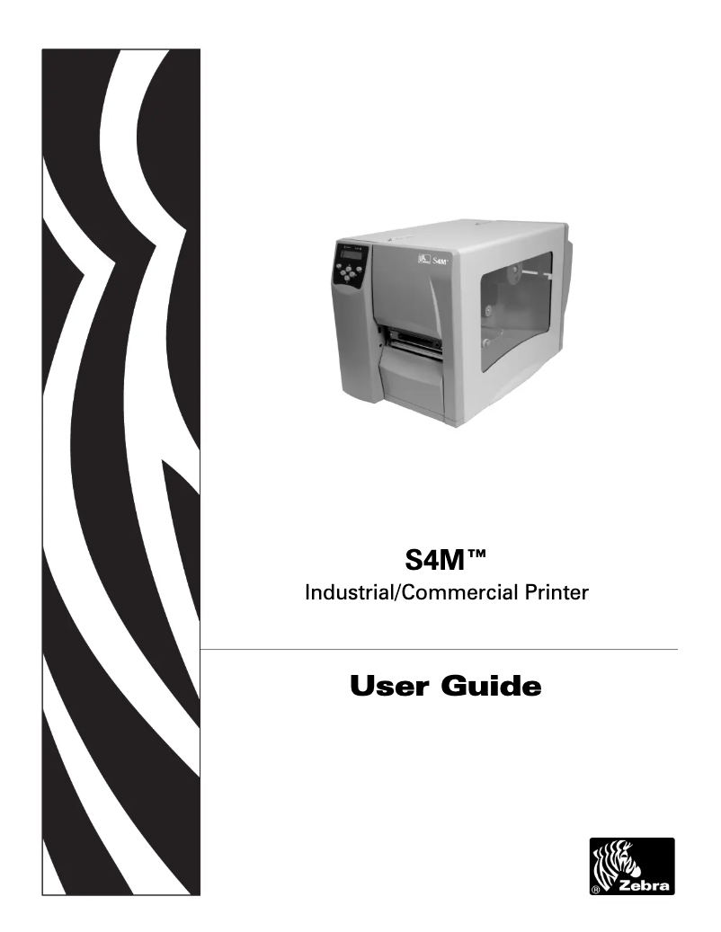 Page 1 de la notice Manuel utilisateur Zebra S4M
