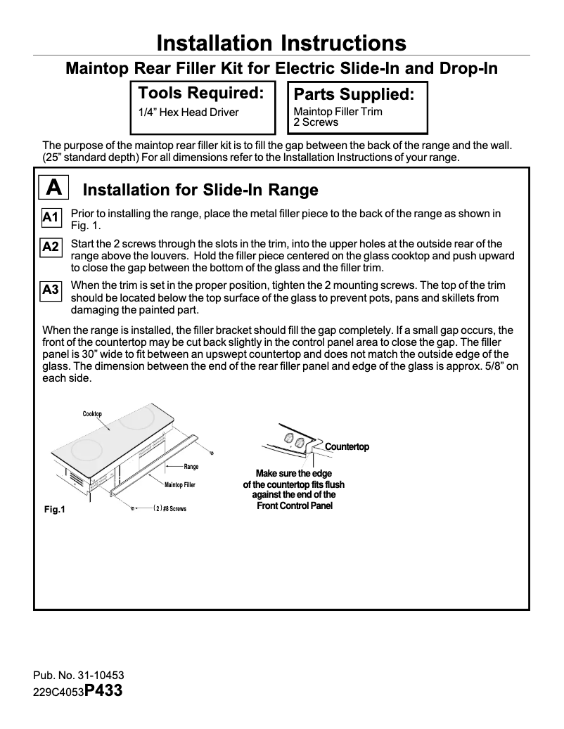 Página 1 del manual Manual de usuario GE JXS65CC