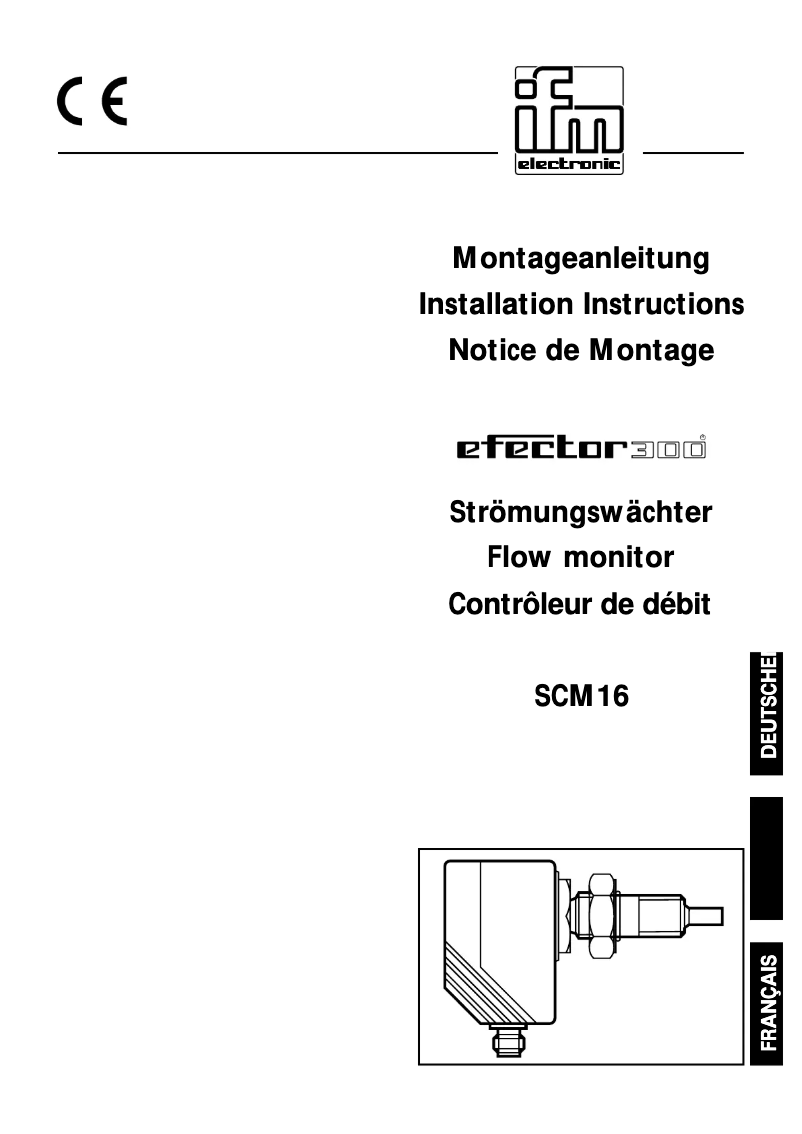 Page n°1 - Manuel utilisateur IFM ST0544