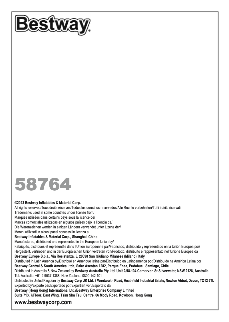 Imagen de la primera página del manual del dispositivo 58764