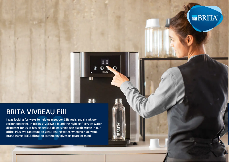 Image de la première page du manuel de l'appareil VIVREAU Fill