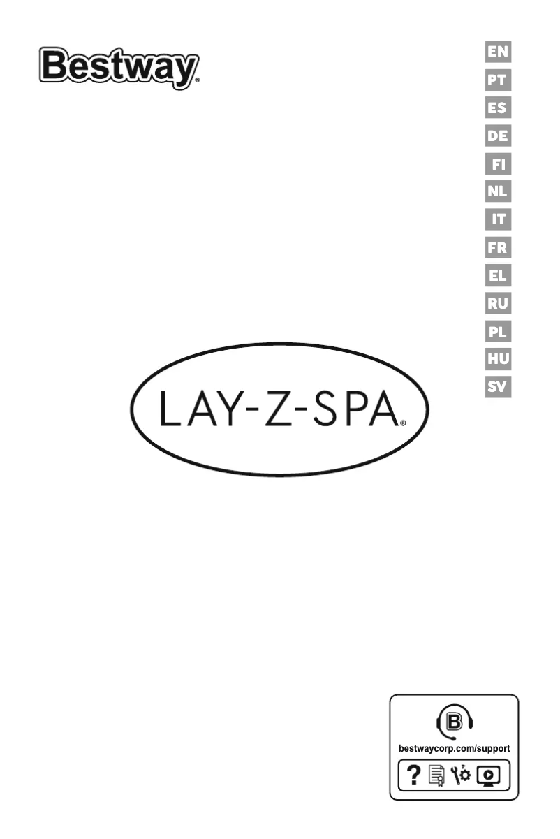 Page 1 de la notice Manuel utilisateur Bestway Lay-Z-Spa 60228