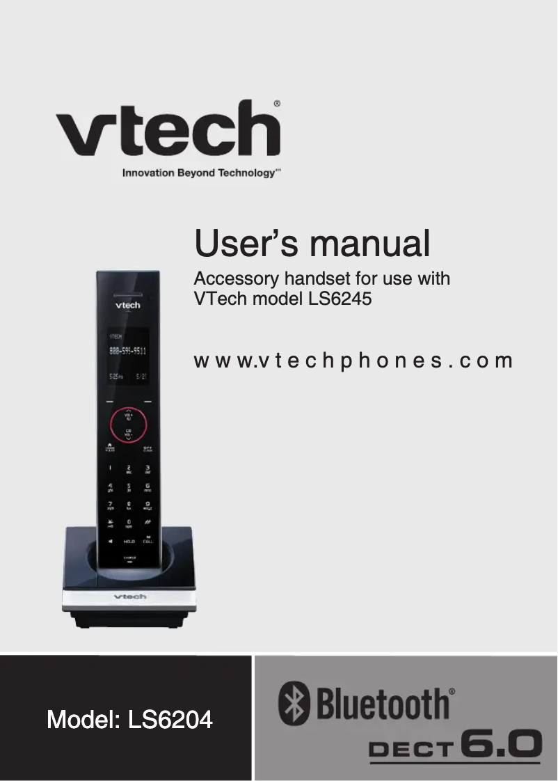 Página 1 del manual Manual de usuario Vtech LS6204