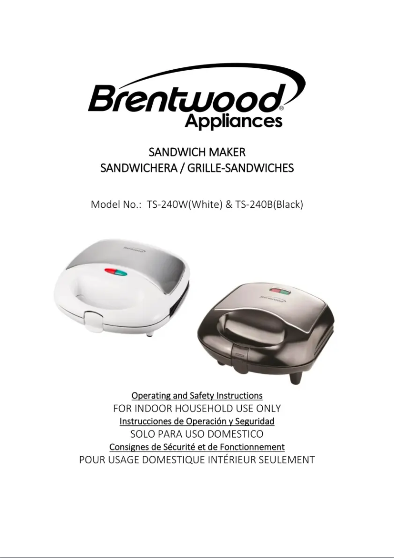 Página 1 del manual Manual de usuario Brentwood TS-240B