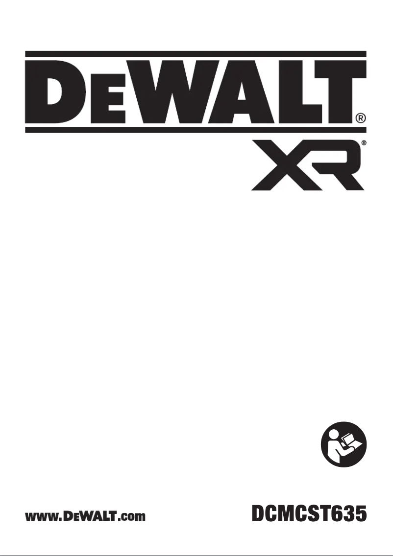 Image de la première page du manuel de l'appareil DCMCST635