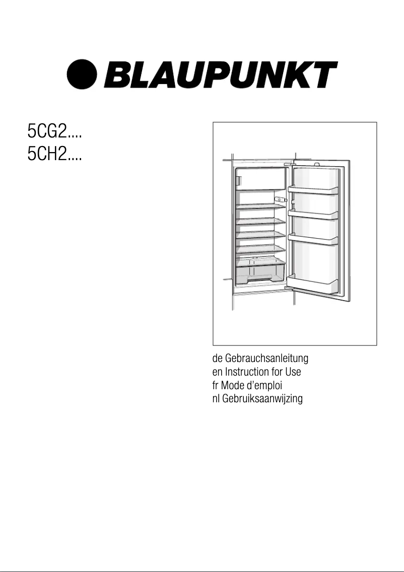 Page 1 de la notice Manuel utilisateur Blaupunkt 5CG 22020