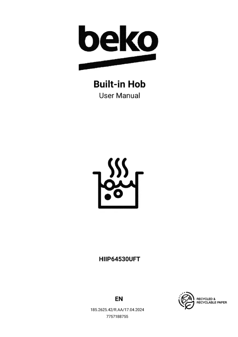 Image de la première page du manuel de l'appareil HIIP64530UFT