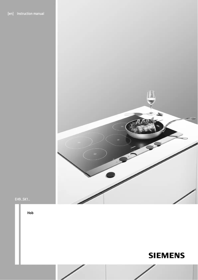 Page n°1 - Manuel utilisateur Siemens EH901SK11