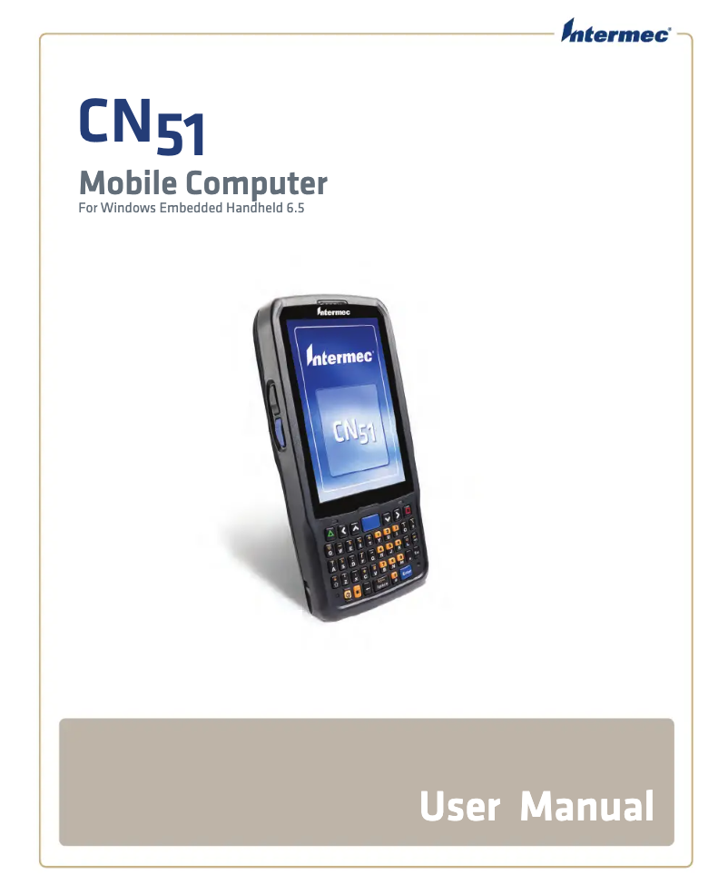 Image de la première page du manuel de l'appareil CN51