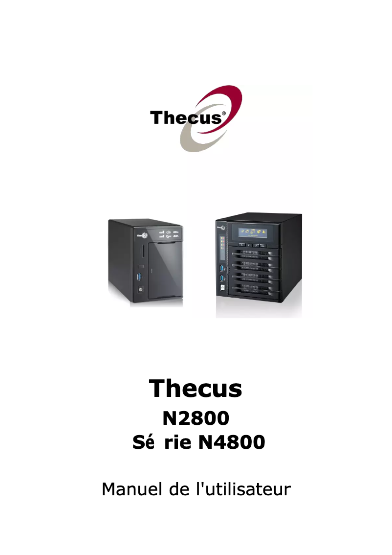 Page n°1 - Manuel utilisateur Thecus N4800Eco
