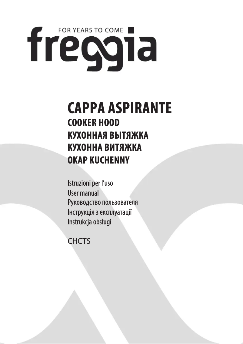Image de la première page du manuel de l'appareil CHCTS7X