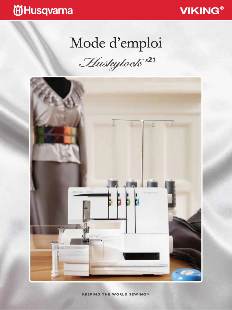 Página 1 del manual Manual de usuario Husqvarna Huskylock S21