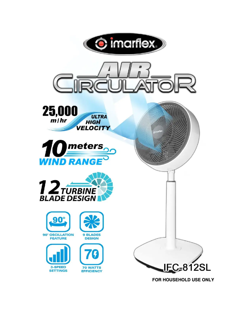 Image de la première page du manuel de l'appareil IFC-812SL