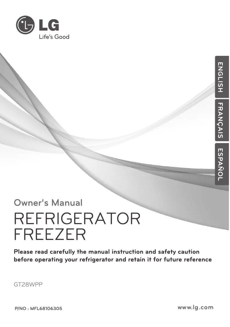 Página 1 del manual Manual de usuario LG GT28WPP