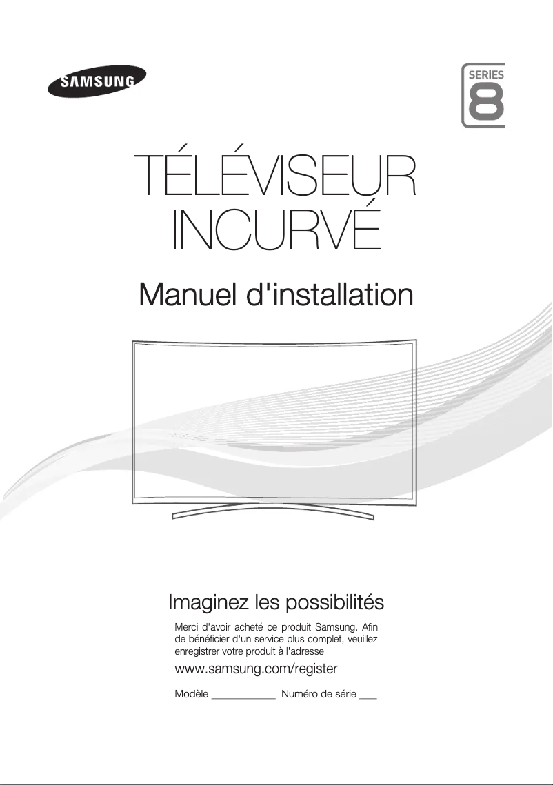 Page 1 de la notice Manuel utilisateur Samsung HG65EC890VB
