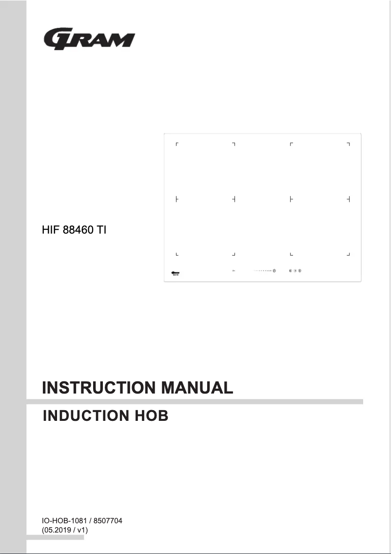 Page n°1 - Manuel utilisateur Gram HIF 88460 TI