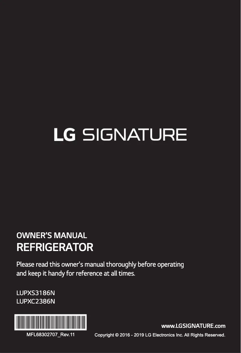 Página 1 del manual Manual de usuario LG LUPXC2386N