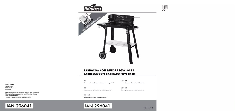 Image de la première page du manuel de l'appareil FGW 84 A1