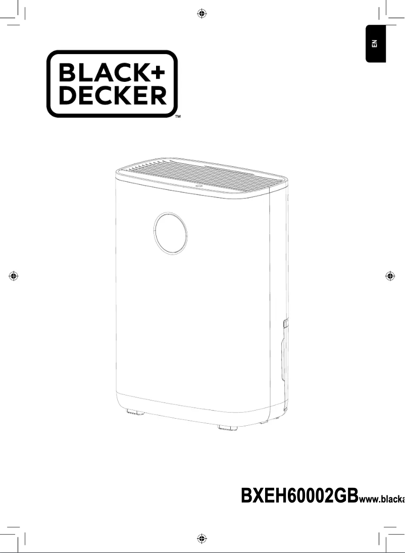 Page 1 de la notice Manuel utilisateur Black & Decker BXEH60002GB