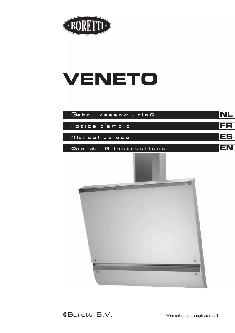 Image de la première page du manuel de l'appareil Veneto