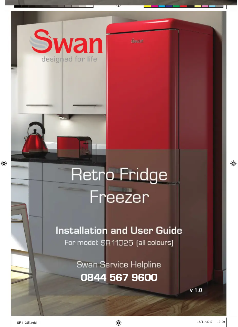 Page n°1 - Manuel utilisateur Swan SR11025GRN