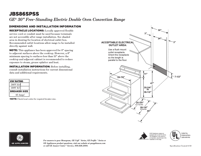 Imagen de la primera página del manual del dispositivo JBS86SPSS