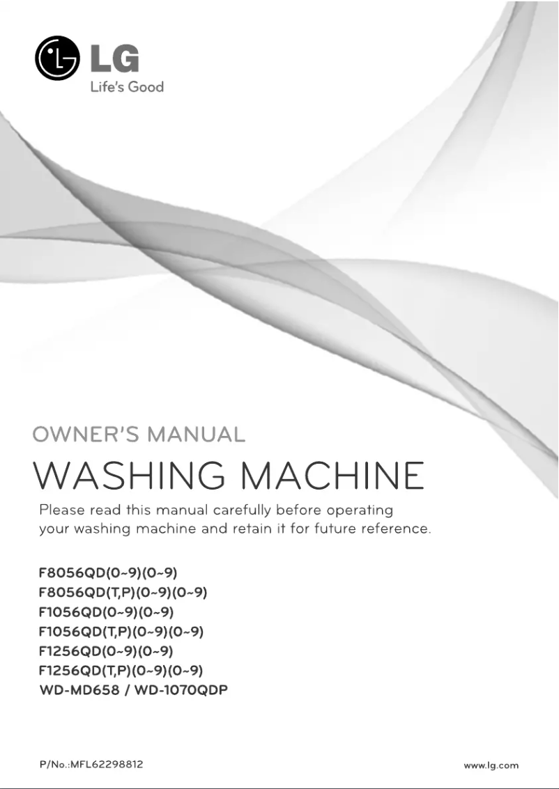 Página 1 del manual Manual de usuario LG F1256QD1