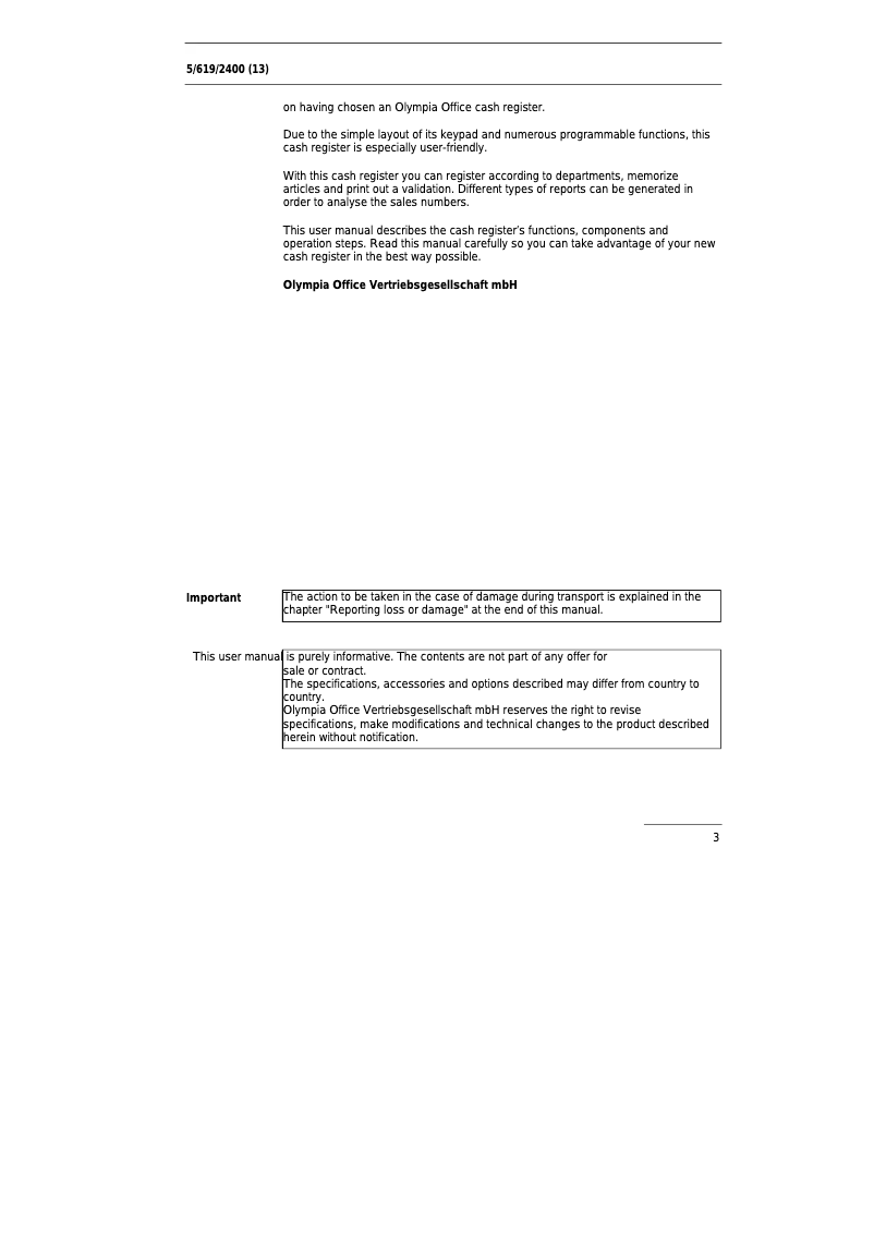 Image de la première page du manuel de l'appareil CM 1712