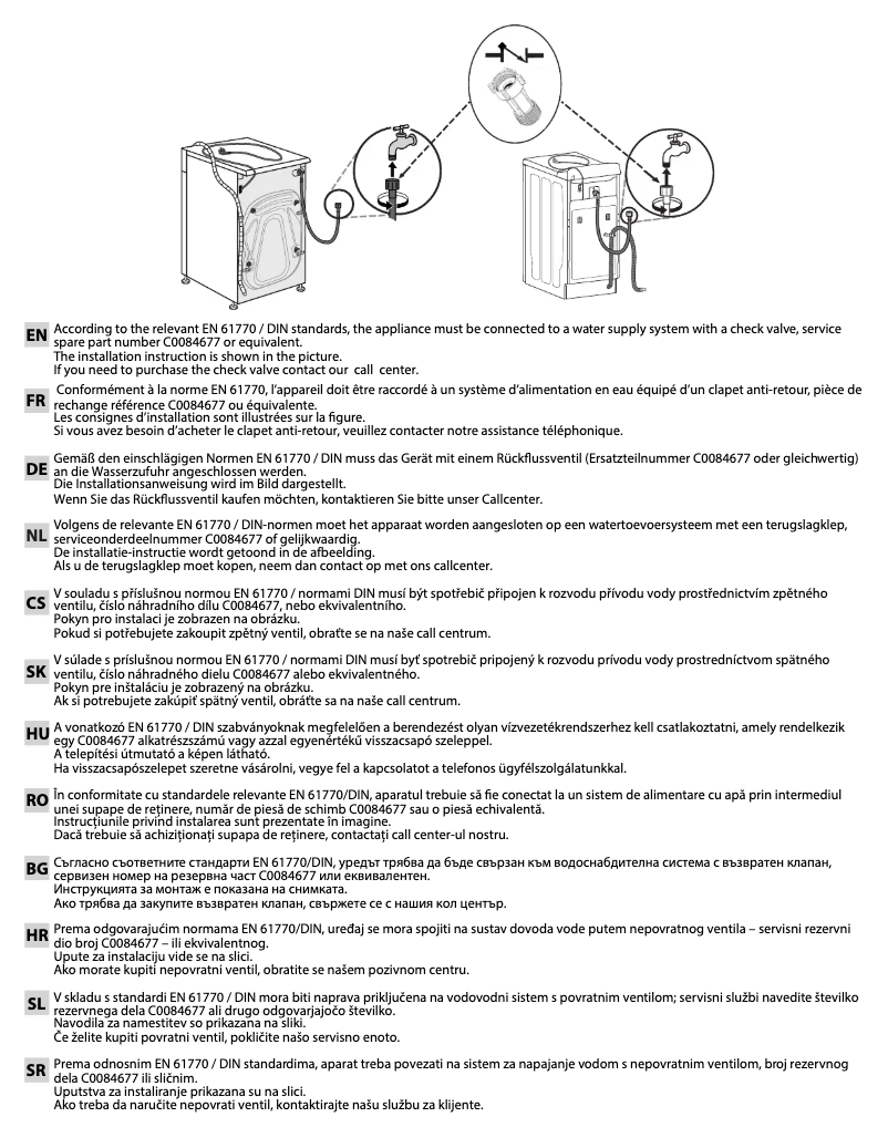 Page n°1 - Label énergétique Hotpoint AQ104D497SD EU/B N