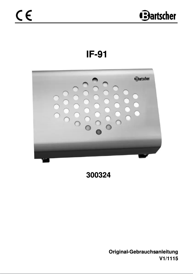 Imagen de la primera página del manual del dispositivo IF-91