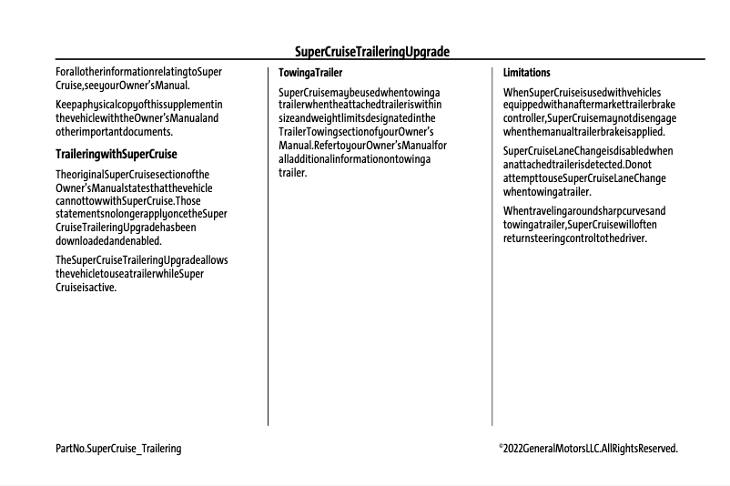 Page 1 de la notice Manuel utilisateur GMC Hummer EV (2024)