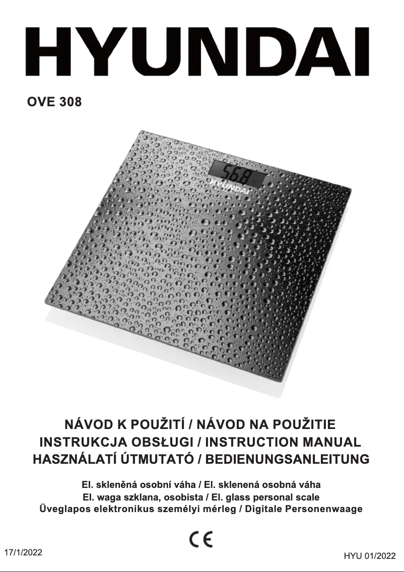 Página 1 del manual Manual de usuario Hyundai OVE 308