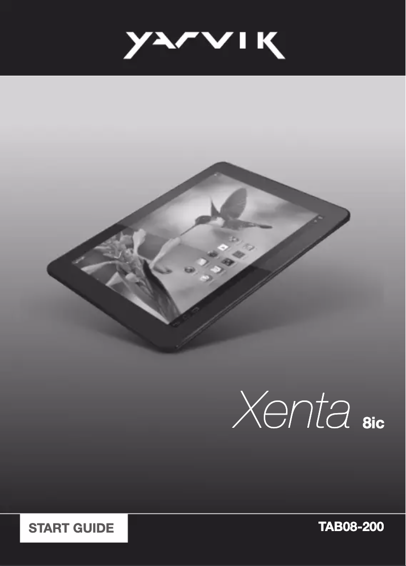 Page 1 de la notice Manuel utilisateur Yarvik Xenta 8"