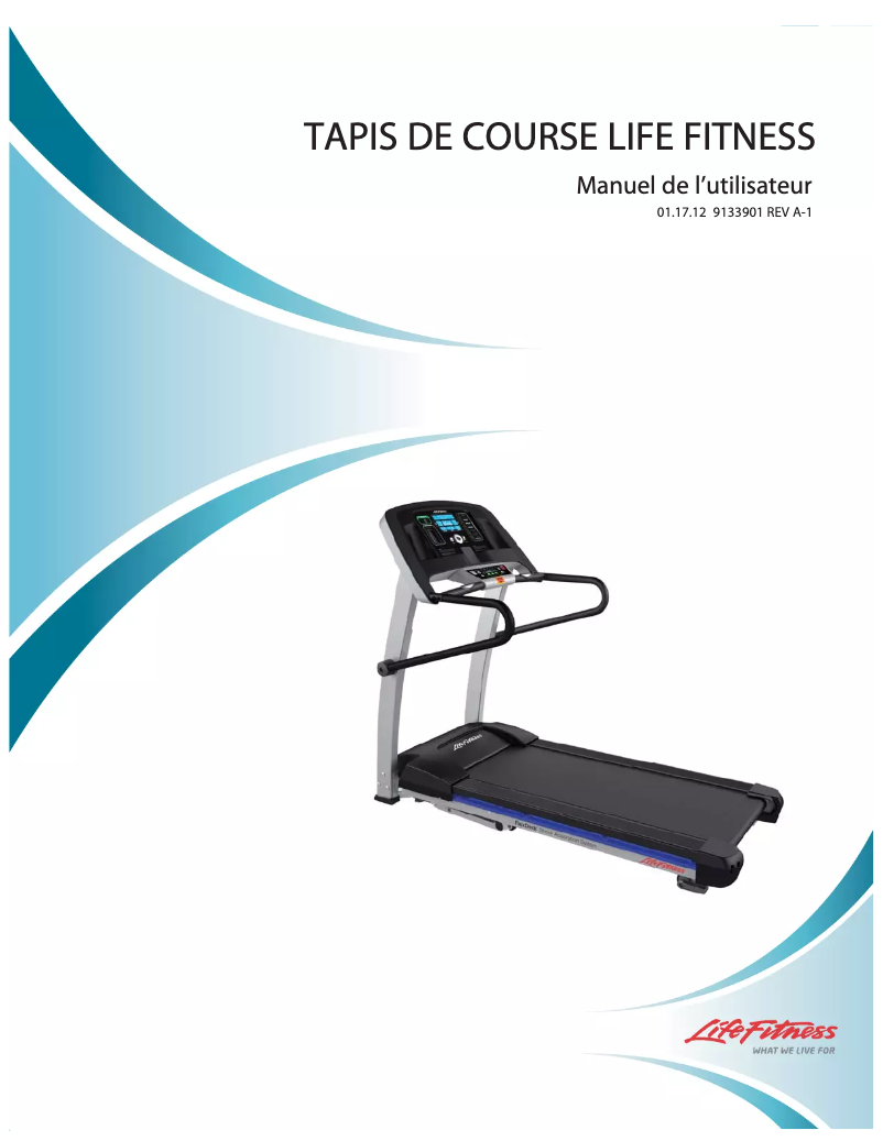 Page n°1 - Manuel utilisateur Life Fitness F1 Smart Folding